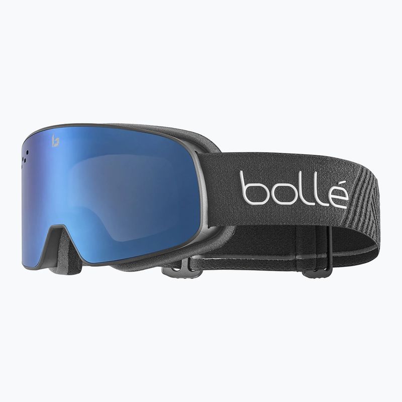 Ski goggles Bollé Nevada Small black matte/bronze blue