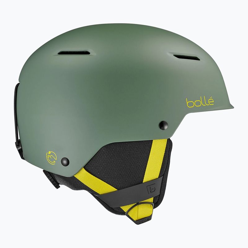 Children's ski helmet Bollé Keystone Youth olive matte 10