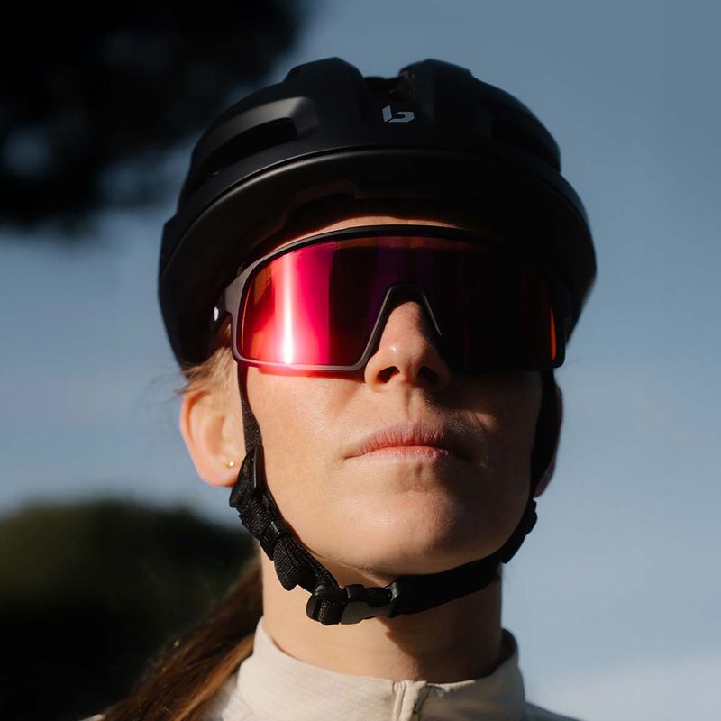 Sunglasses Bollé Striver black matte/sunrise 5