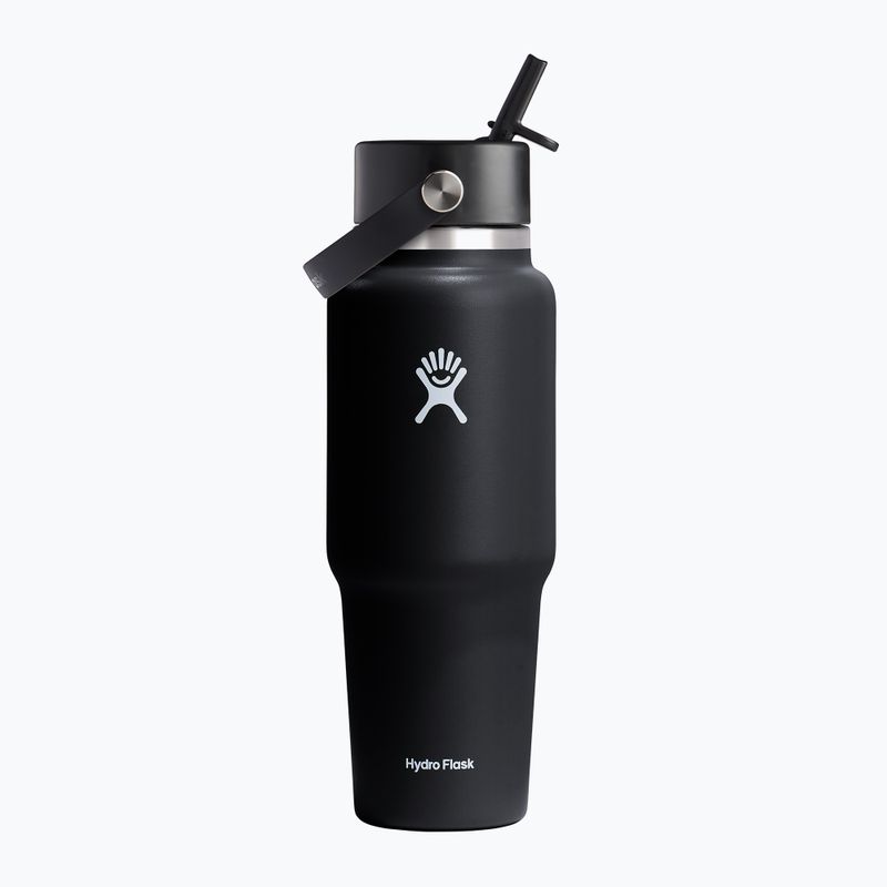 Hydro Flask Wide Flex Straw Travel thermal bottle 945 ml black