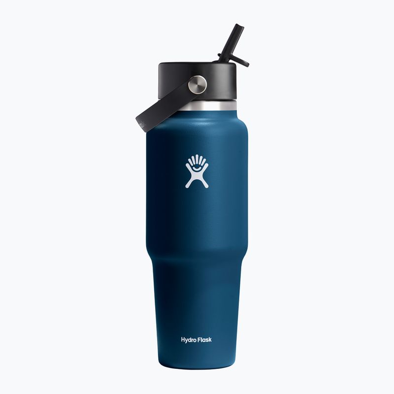 Hydro Flask Wide Flex Straw Travel thermal bottle 945 ml indigo