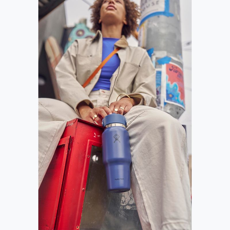 Thermal bottle Hydro Flask Wide Flex Straw Travel 621 ml capri blue 4