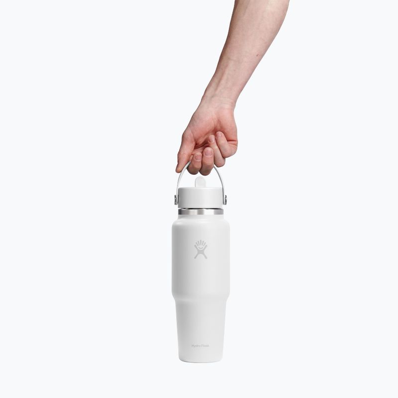 Thermal bottle Hydro Flask Wide Flex Straw Travel 946 ml white 3
