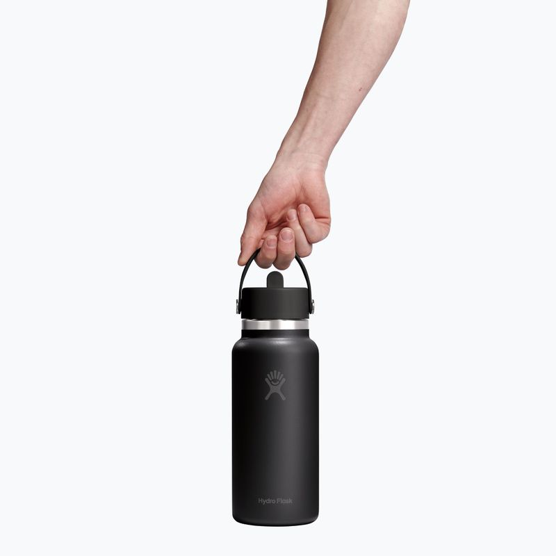 Thermal bottle Hydro Flask Wide Flex Straw 946 ml black 3