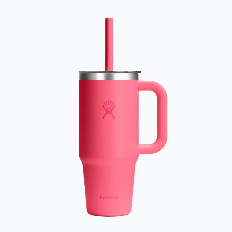 Mug Hydro Flask Travel Tumbler Clear Lid 710 ml popstar pink