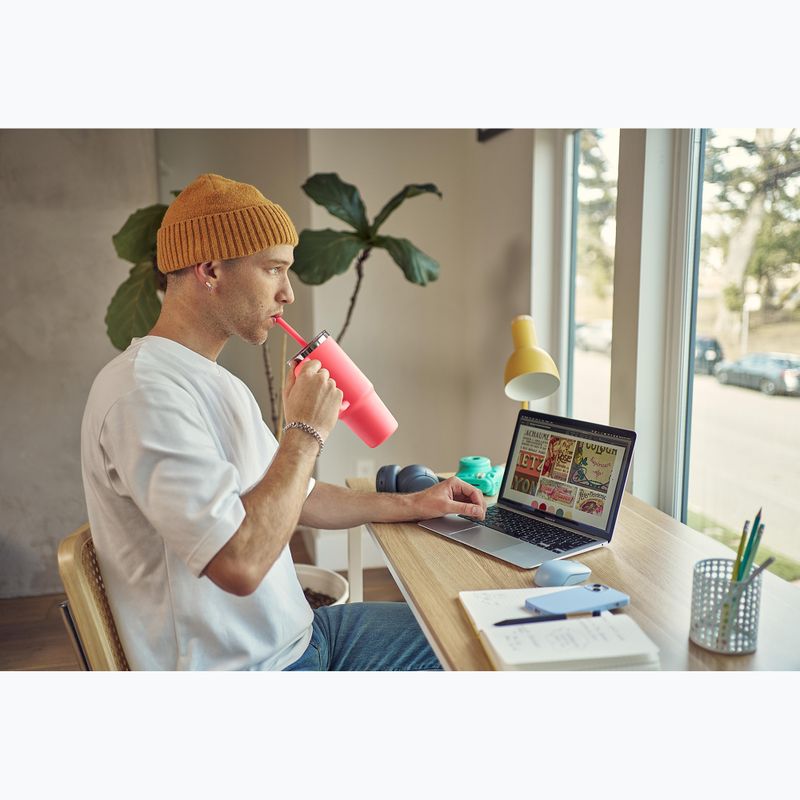 Mug Hydro Flask Travel Tumbler Clear Lid 710 ml popstar pink 8