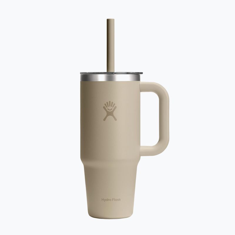 Mug Hydro Flask Travel Tumbler Clear Lid 710 ml oat