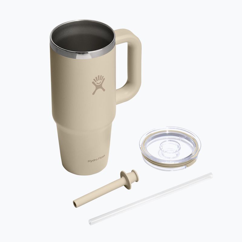 Mug Hydro Flask Travel Tumbler Clear Lid 710 ml oat 4