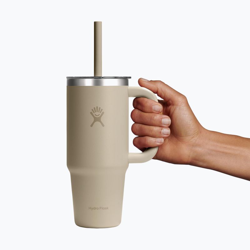 Mug Hydro Flask Travel Tumbler Clear Lid 710 ml oat 5
