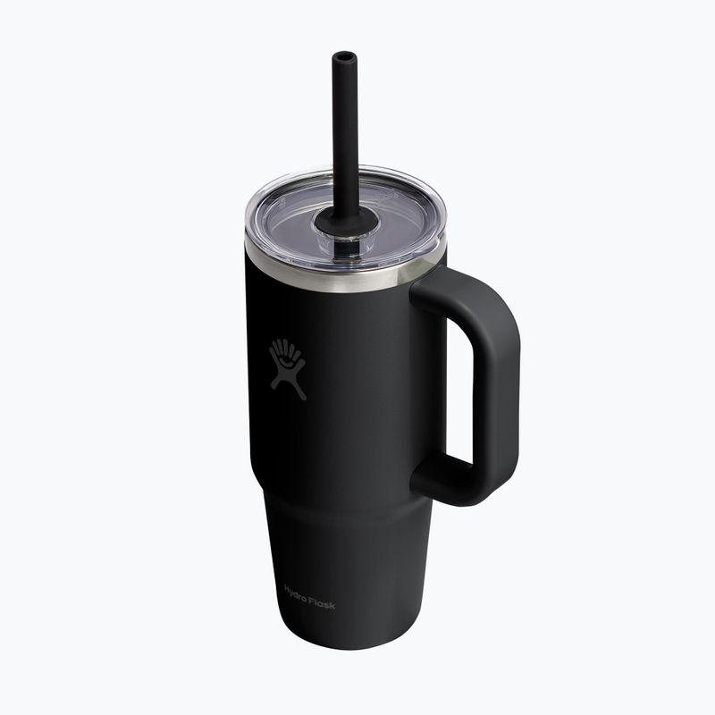 Mug Hydro Flask Travel Tumbler Clear Lid 710 ml black 3