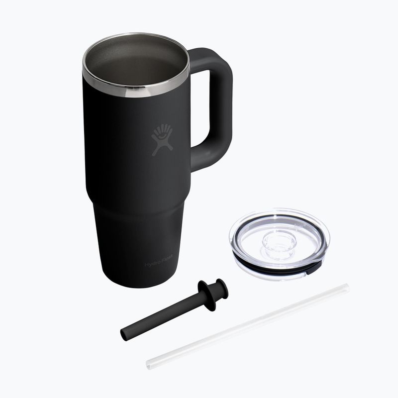 Mug Hydro Flask Travel Tumbler Clear Lid 710 ml black 4