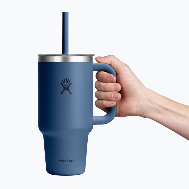 Thermal mug Hydro Flask Travel Tumbler Clear LID 945 ml harbor blue 5