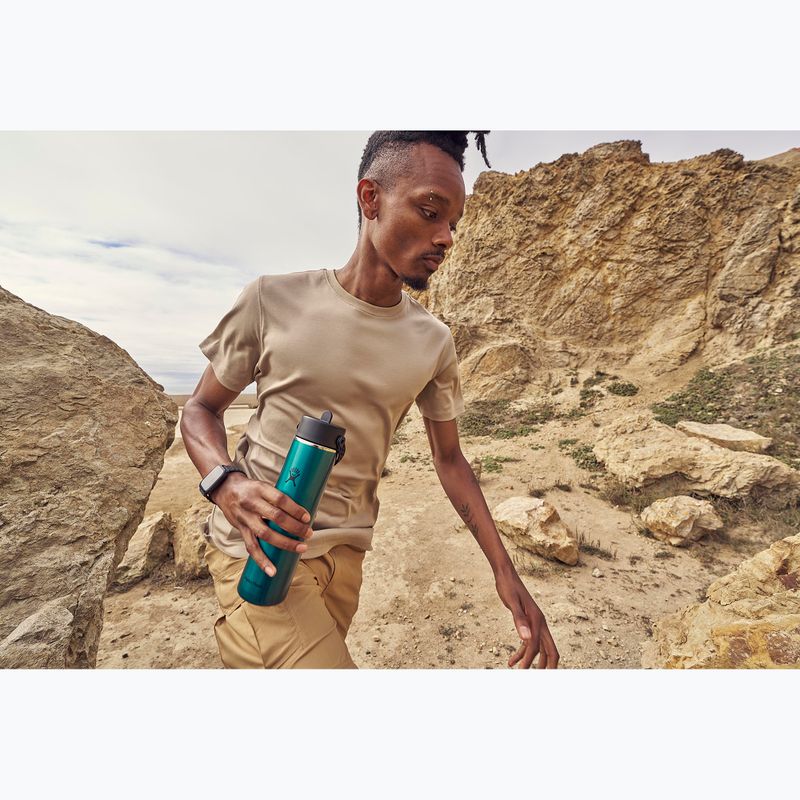 Thermal bottle Hydro Flask Lightweight Wide Flex Straw 710 ml emerald green 5