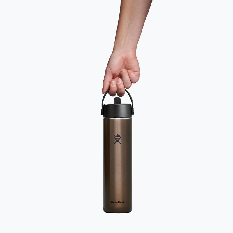 Thermal bottle Hydro Flask Lightweight Wide Flex Straw 710 ml obsidian 4