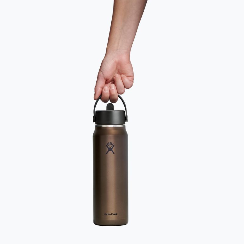 Thermal bottle Hydro Flask Lightweight Wide Flex Straw 946 ml cap obsidian 4