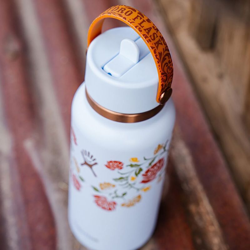 Thermal bottle Hydro Flask Wide Mouth with Flex Straw Cap 946 ml western light blue 4