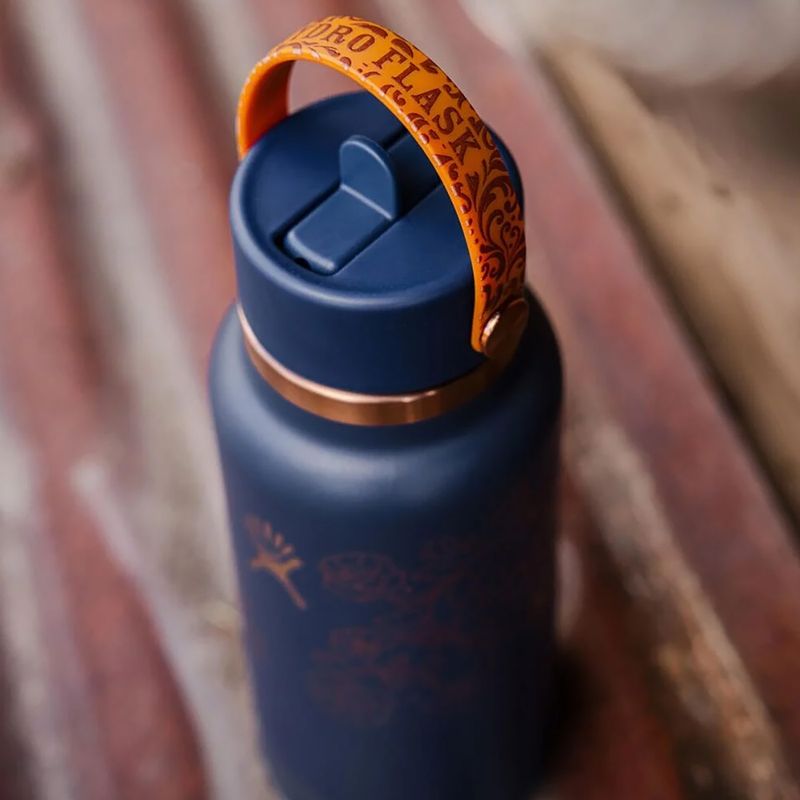 Thermal bottle Hydro Flask Wide Mouth with Flex Straw Cap 946 ml western dark blue 5