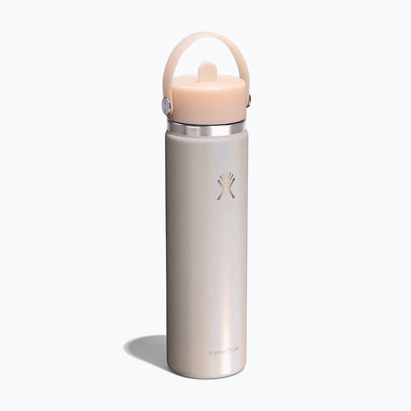 Thermal bottle Hydro Flask Wide Mouth with Flex Straw Cap 710 ml glimmer cream 2