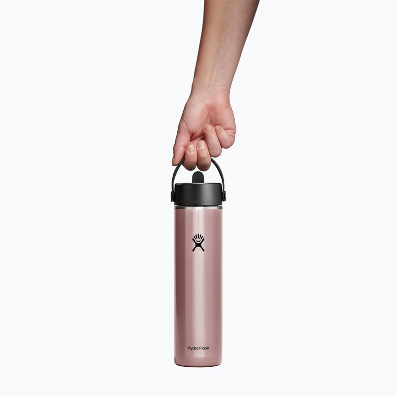 Thermal bottle Hydro Flask Lightweight Wide Flex Straw 710 ml quartz 4