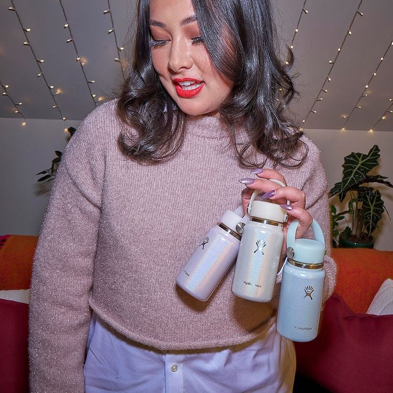 Insulated bottle Hydro Flask Micro Hydro Mini 198 ml glimmer cream 7