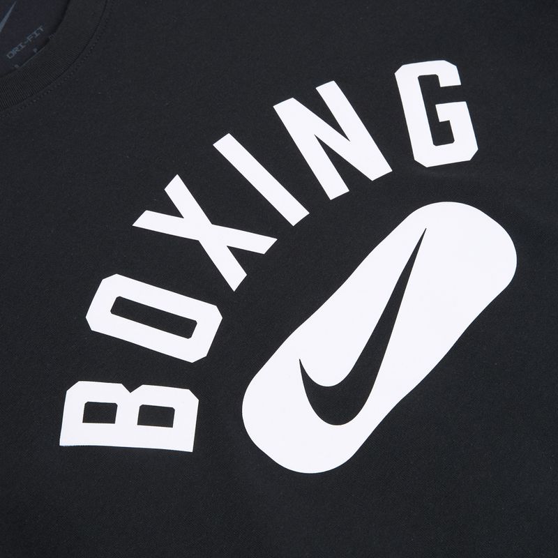 Men's training T-shirt Nike Boxing Disc DFC black/white 3
