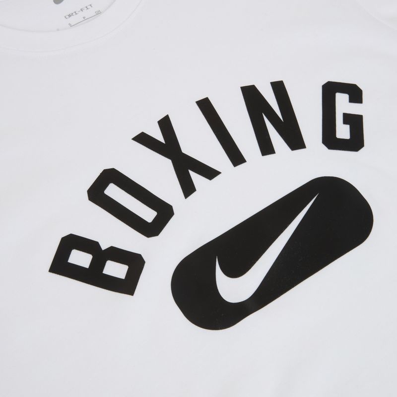 Men's training T-shirt Nike Boxing Disc DFC white/black 3