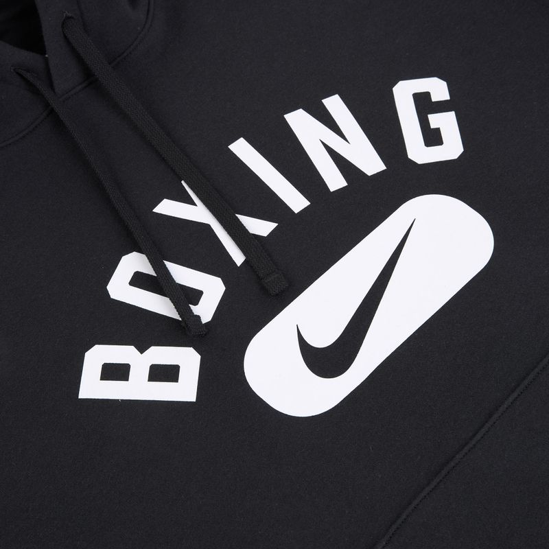 Men's sweatshirt Nike Boxing Disc Club Hoodie black/white 3
