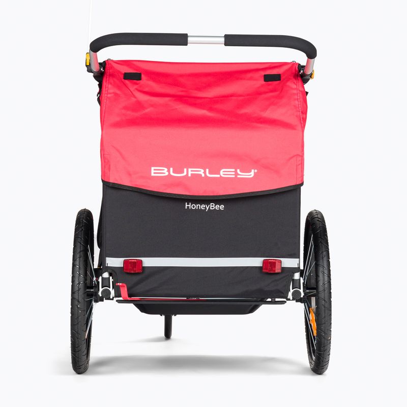 Burley Honey Bee red two-seater bike trailer BU-949209 3