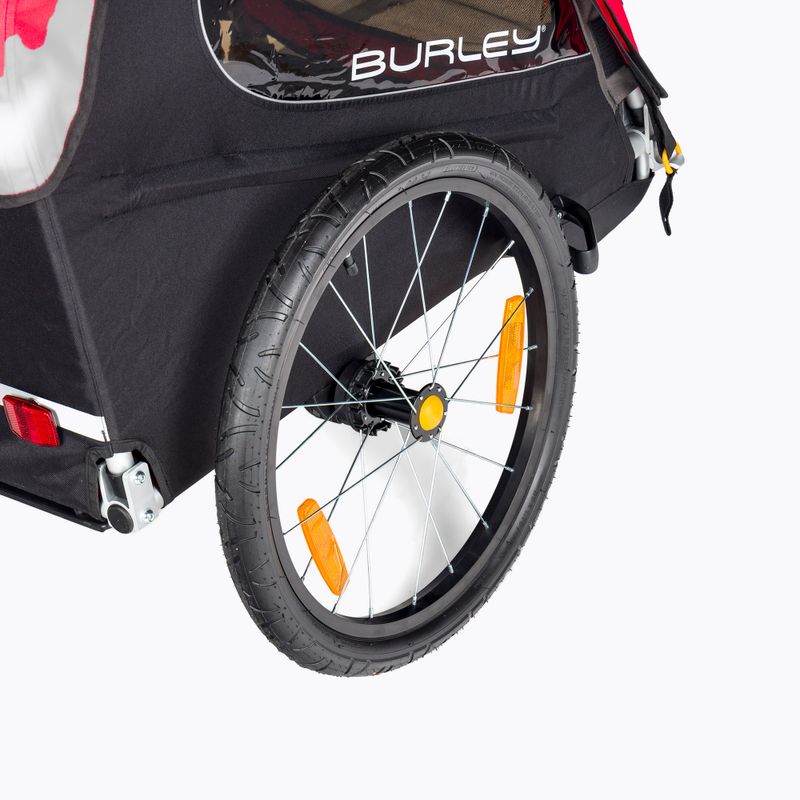 Burley Honey Bee red two-seater bike trailer BU-949209 5