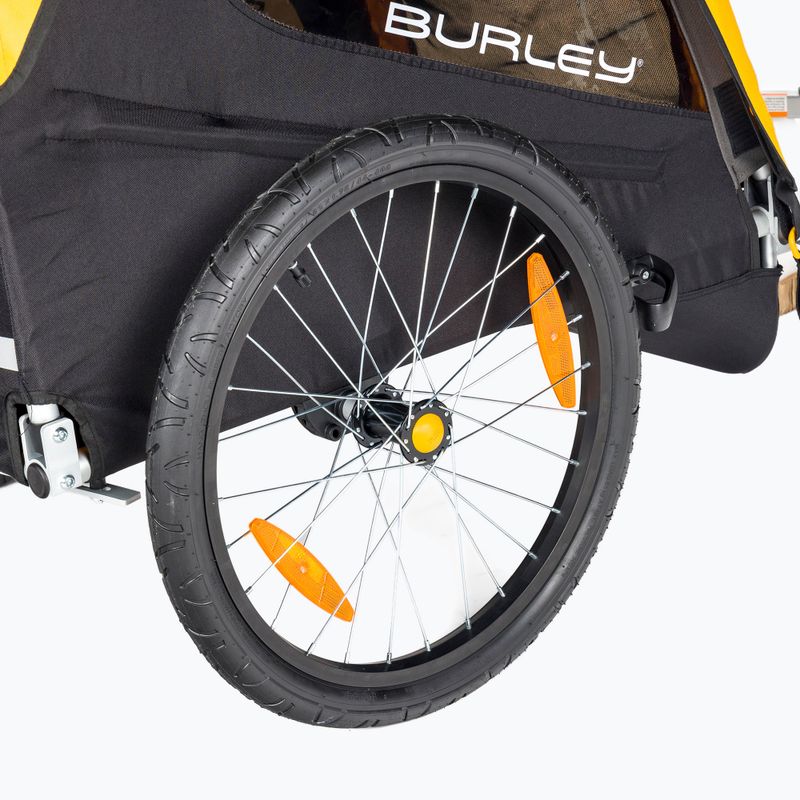 Burley Bee Double bicycle trailer yellow BU-946206 5