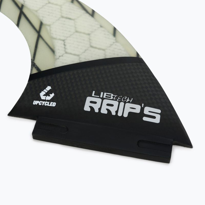 Surfboard fins (3 pcs) Lib Tech Tri Fin Set white and black 19SUFIN-2 3