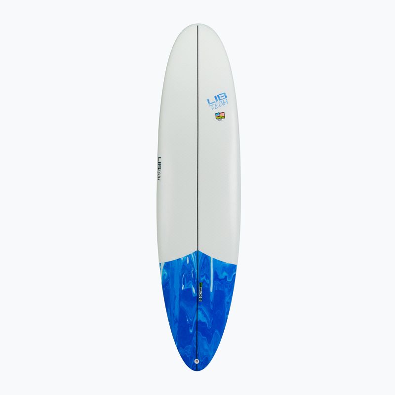 Lib Tech Pickup Stick surfboard white and blue 22SU010 2