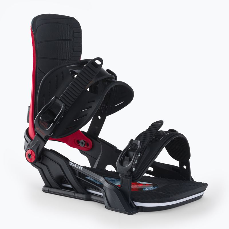 Ben Metal Transfer snowboard bindings black-red 22BN007-BKRED