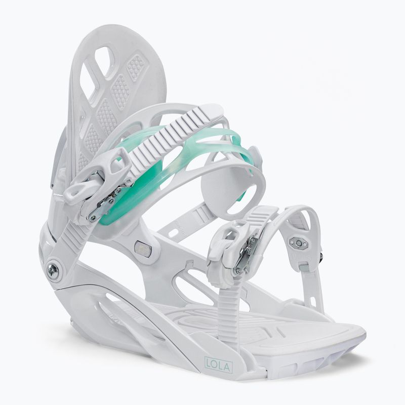 Women's snowboard bindings ROXY Lola 2021 white