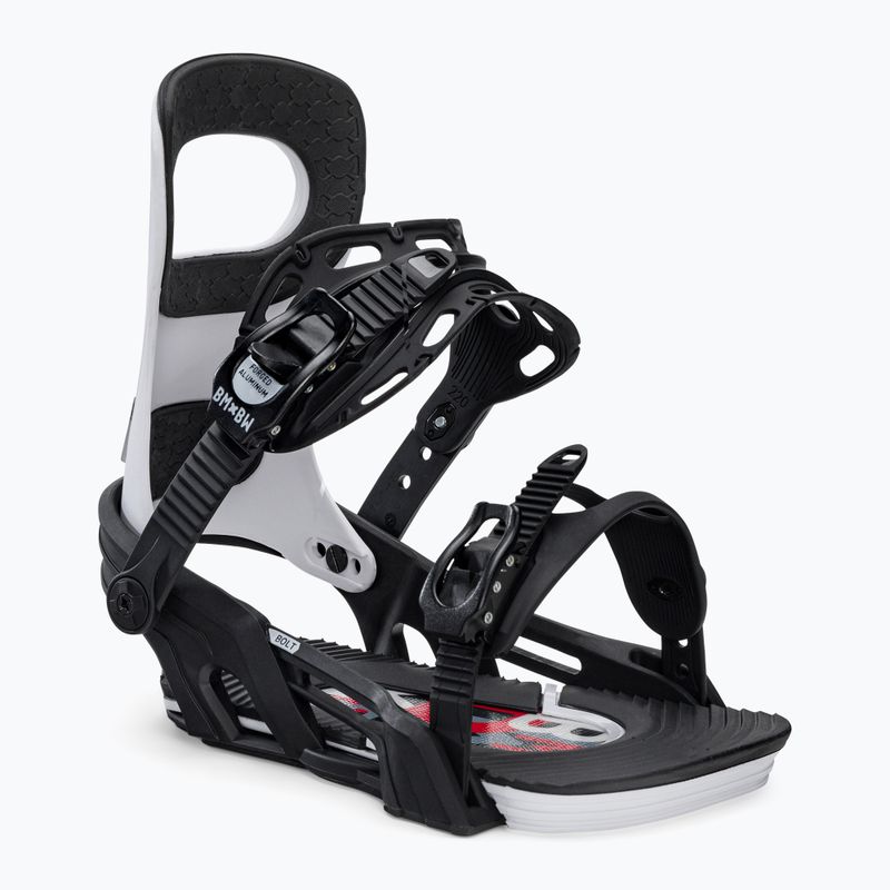 Snowboard Bindings Bent Metal Bolt White