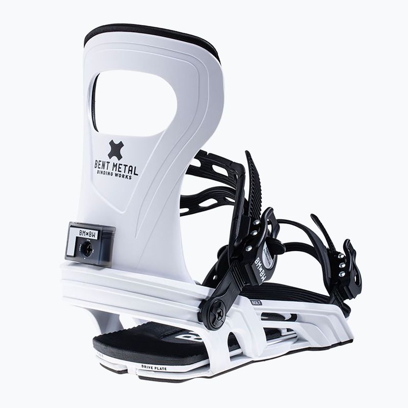 Snowboard Bindings Bent Metal Bolt White 6