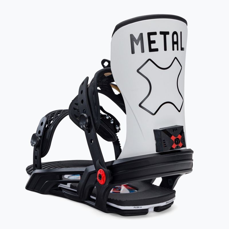 Snowboard bindings Bent Metal Axtion black/white 22BN004-BKWHT 4