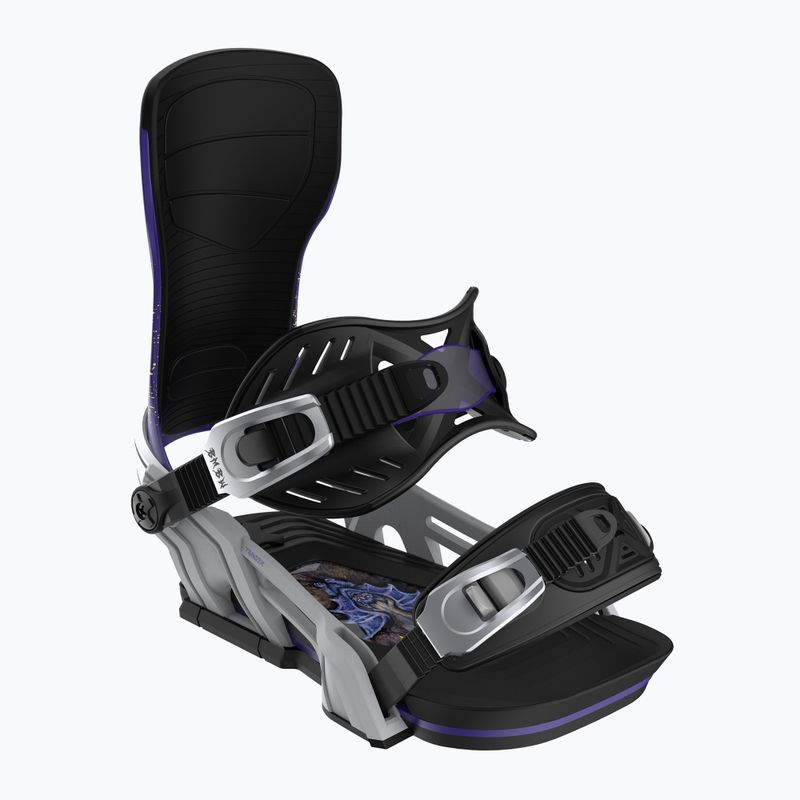 Snowboard bindings Bent Metal Transfer grey/purple