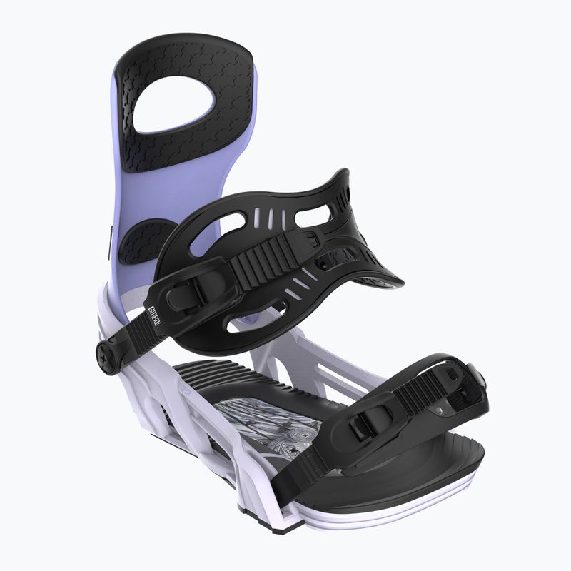 Women's snowboard bindings Bent Metal Metta purple