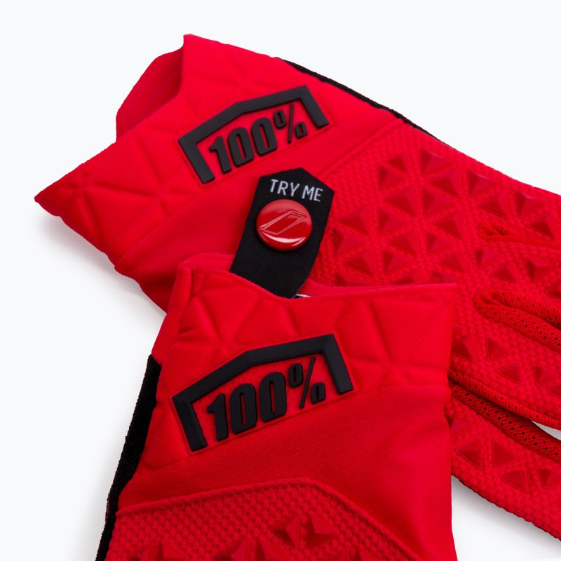 Cycling gloves 100% Geomatic red STO-10022-003 4