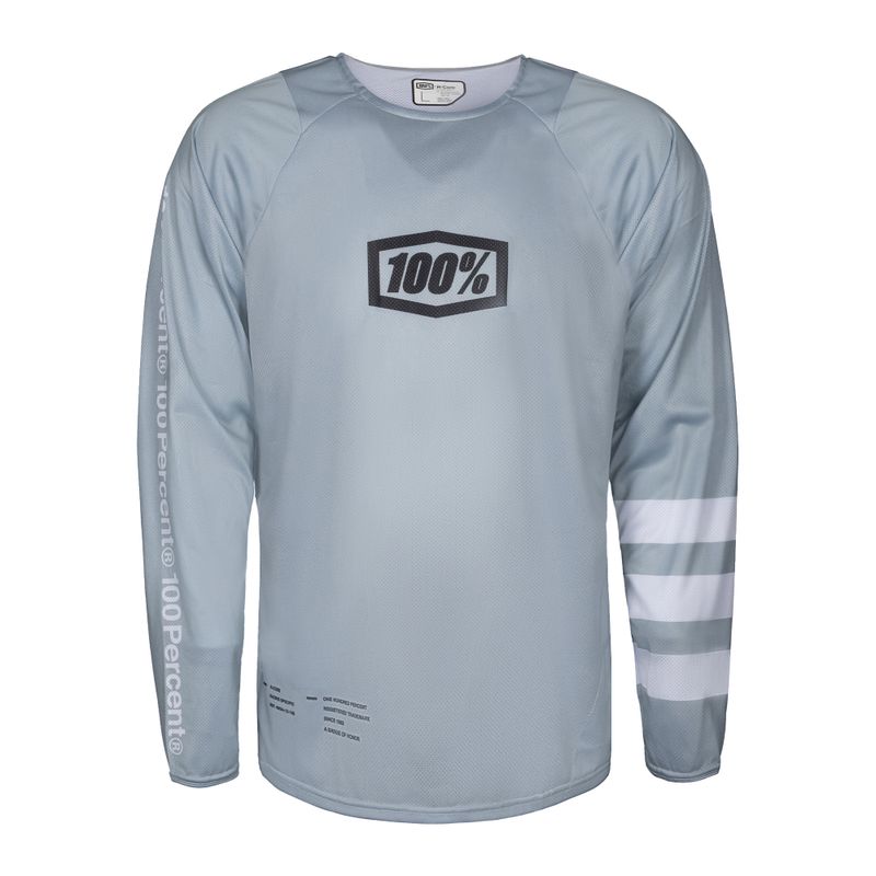 Men's cycling jersey 100% R-Core Jersey grey STO-41104-420-11