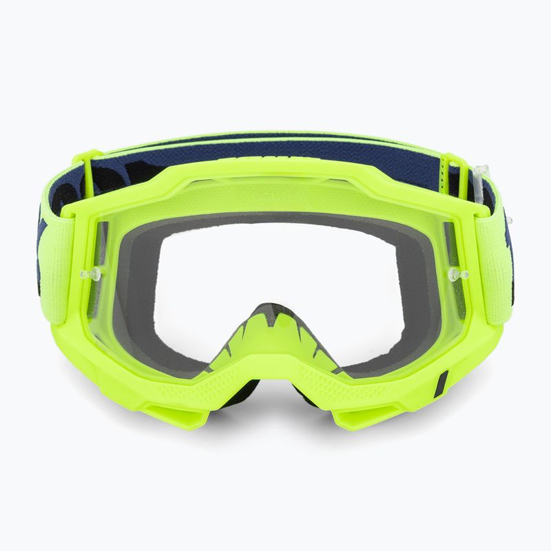 100% Accuri 2 yellow/clear cycling goggles 2