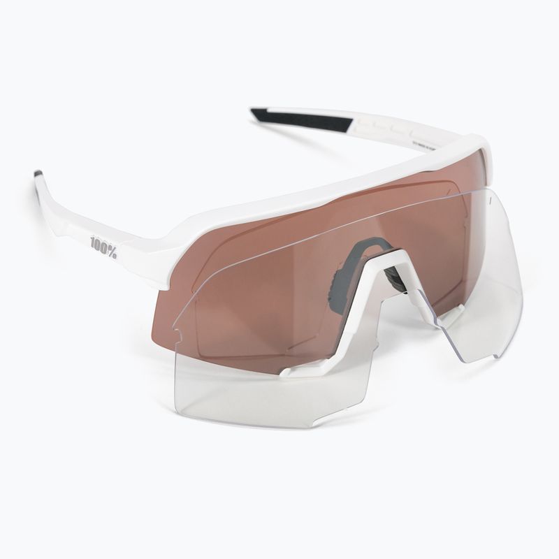 Cycling goggles 100% S3 Mirror Lens matte white/hyper silver STO-61034-404-02 5