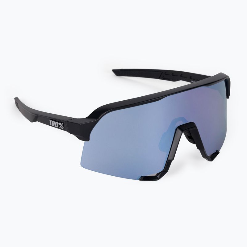Cycling goggles 100% S3 Multilayer Mirror Lens matte white/hiper blue STO-61034-407-01