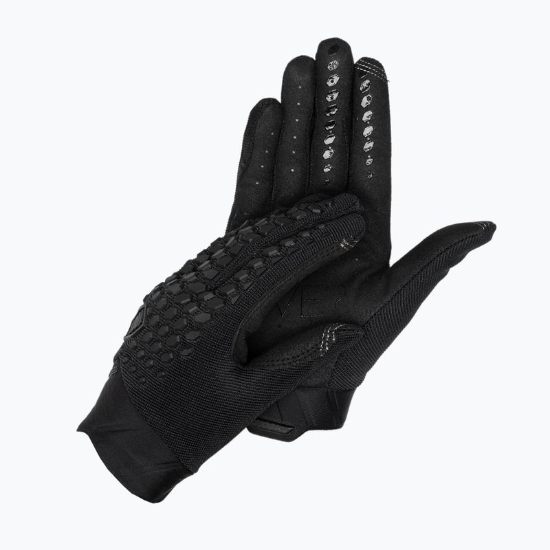 Cycling gloves 100% Geomatic black/charcoal