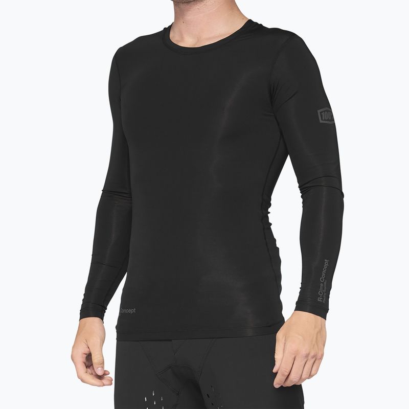 Men's cycling longsleeve 100% R-Core Concept black 2