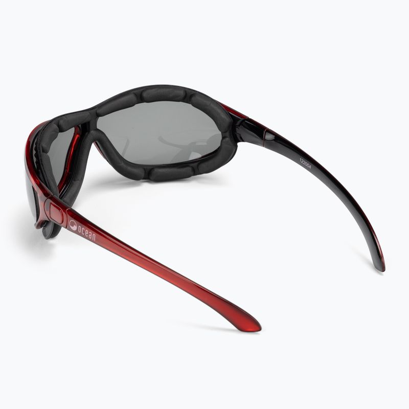 Ocean Sunglasses Tierra De Fuego red transparent/smoke 12200.4 2