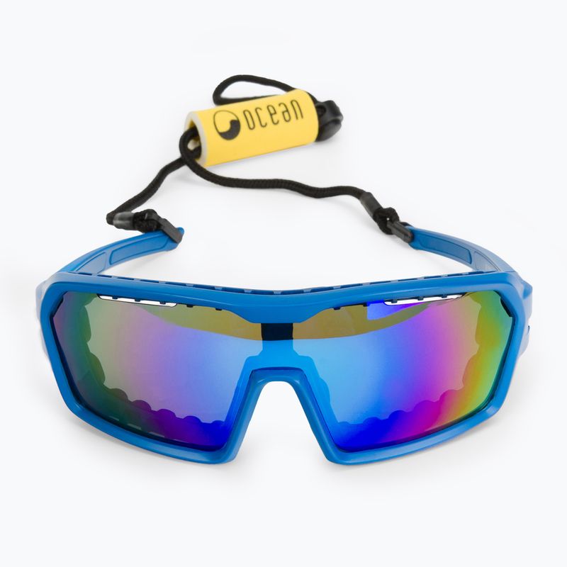 Ocean Sunglasses Chameleon matte blue/revo blue 3700.3X sunglasses 3