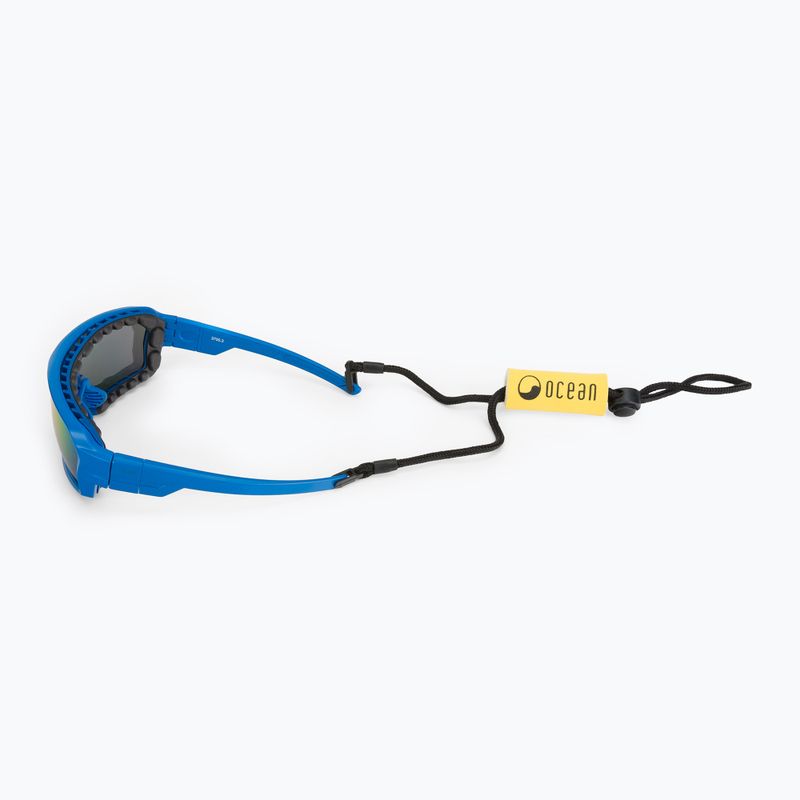 Ocean Sunglasses Chameleon matte blue/revo blue 3700.3X sunglasses 4