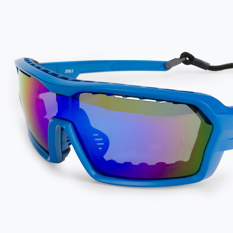 Ocean Sunglasses Chameleon matte blue/revo blue 3700.3X sunglasses 5